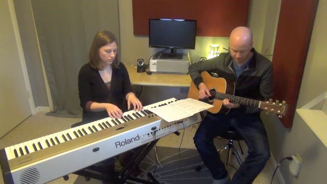 Rockville Piano Lessons - Blackbird Duet with Guitar смотреть онлайн