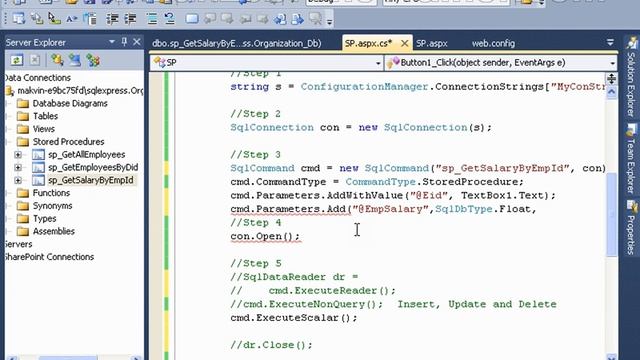 Working With Stored Procedures With Input And Output Params In Ado.Net (7 of 15) смотреть онлайн