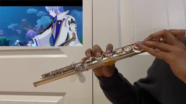 Genshin Impact - Fathomless Swirls in the Forest Flute Cover смотреть онлайн