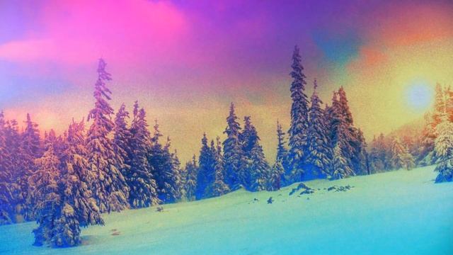 Футаж "Зима, природа" смотреть онлайн