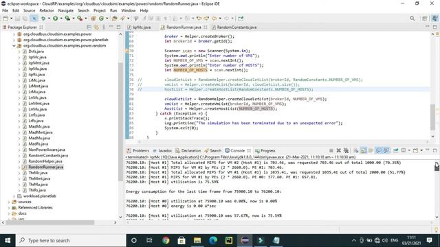 VM Migration in cloudsim part 1 смотреть онлайн