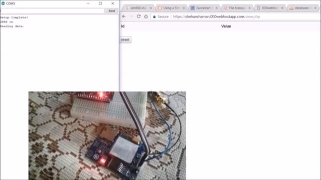 Sending data to server (000webhost) using GSM with AT смотреть онлайн