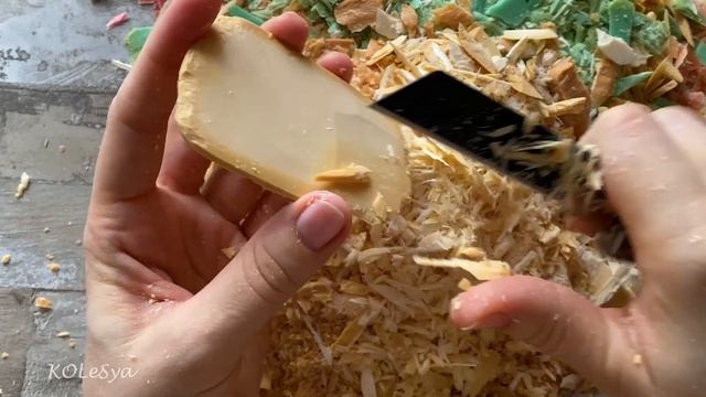 ASMR Cutting Rancid Soap  | Soap Carving|Резка прогорклого мыла  | ASMR