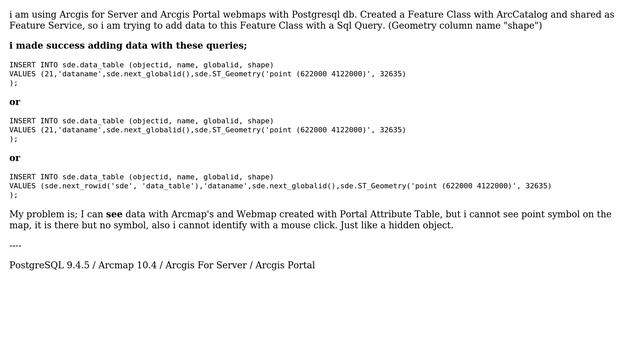 GIS: Postgresql ST_Point problem (Can't see point symbol on map) смотреть онлайн