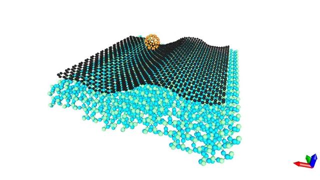 C60 On Graphene With Substrate.mp4