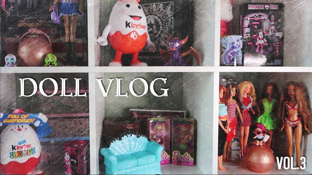 Doll Vlog: Новый стеллаж | Барби 1996 года| OOAK от Ronnic | Тим Бартон форева