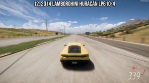 Forza Horizon 5 | All Lamborghini CARS (1967-202 ) TOP SPEED | ENGINE SOUND TEST | STOCK | NO BOOST