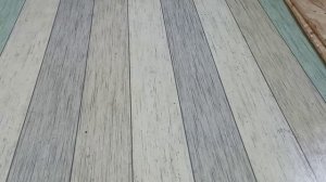 Обои на пол! Стоит ли клеить  что стало с полом спустя год!