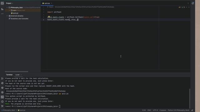 Python Libary Showcase: Selfhash смотреть онлайн