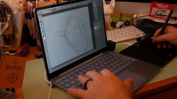 Microsoft Surface Laptop Go 2 artist review