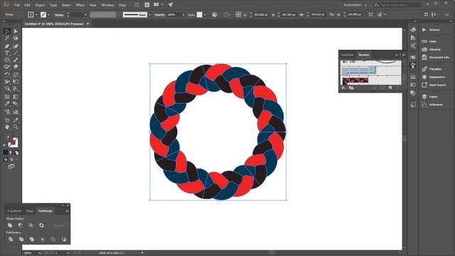 Adobe illustrator : Illustrator Braid Brush || Braid pattern Brush in Adobe illustrator смотреть онлайн