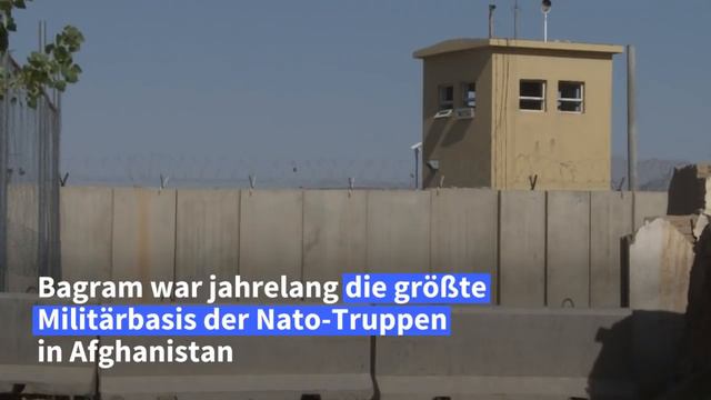 Afghanistan: Alle Nato-Soldaten vom Stützpunkt Bagram abgezogen | AFP смотреть онлайн