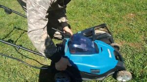 ОБЗОР. Аккумуляторная газонокосилка MAKITA DLM431