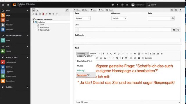 TYPO3 9LTS Tutorial Bootstrap Package 11 - Headerbild mit Text im Vordergrund смотреть онлайн
