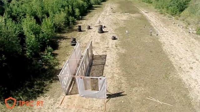 Съемка матча по практической стрельбе с квадрокоптера смотреть онлайн