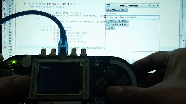 Bi-direction serial communication using java-simple-serial-connector смотреть онлайн