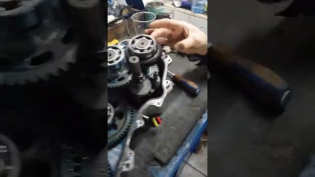 Разборка коробки  Skandic 600ACE