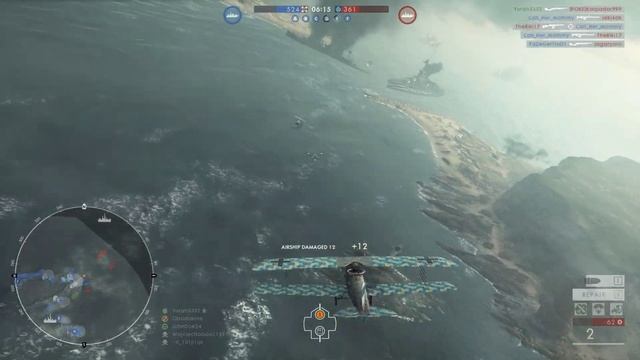 Battlefield 1 - Attack Plane Gameplay - Heligoland Bight (Conquest Assault) смотреть онлайн
