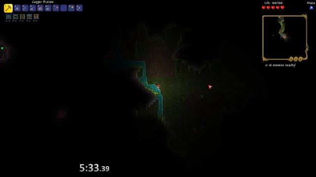 Terraria 1.4 speedrun - Wall of Flesh in 11:32 смотреть онлайн