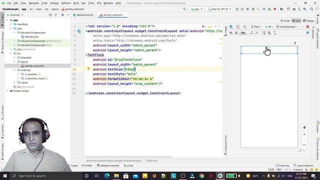 Text Clock in Android Studio | Dr Vipin Classes смотреть онлайн