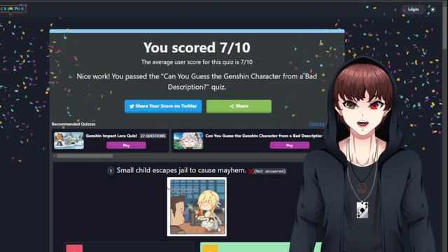 "Genshin Impact Random Quiz: Test Your Knowledge of Teyvat's History" смотреть онлайн