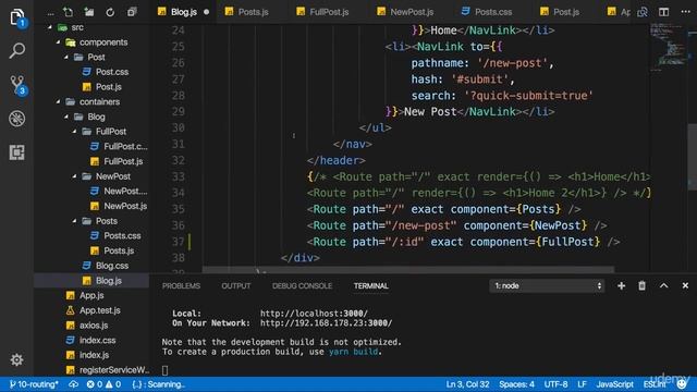 187 Using Switch to Load a Single Route смотреть онлайн