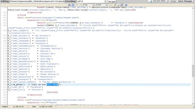 OpenCart 1.5.x. How To Edit "Call Us..." Section In Header смотреть онлайн