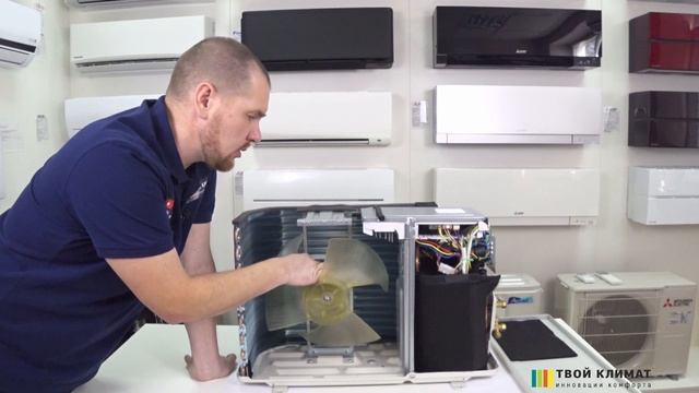 Кондиционер Electrolux Arctic X Наружный блок.mp4 смотреть онлайн