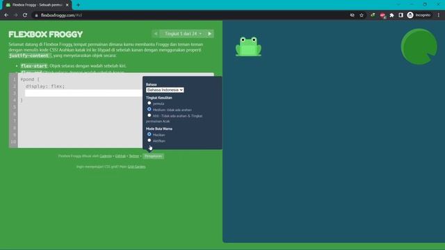 Flexbox Froggy - Belajar CSS Flexbox смотреть онлайн