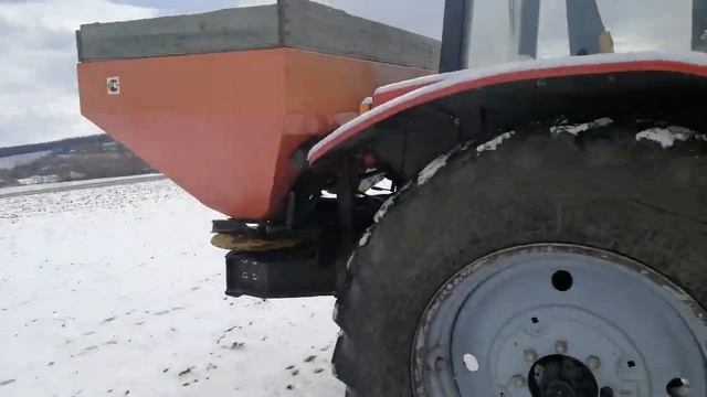 Разбрасыватель удобрение мву-900. Испытание смотреть онлайн