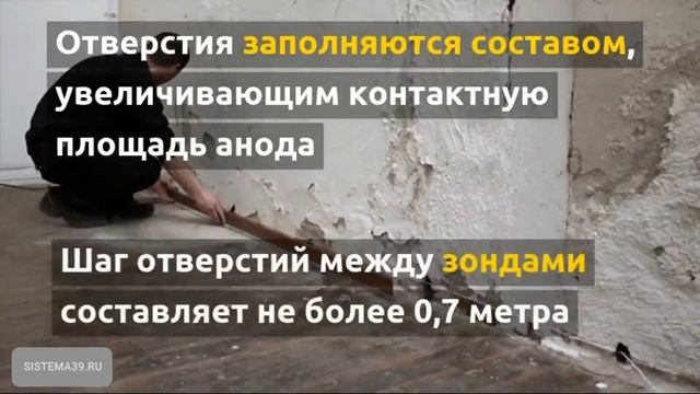 Гидроизоляция подвала изнутри с помощью электроосмоса