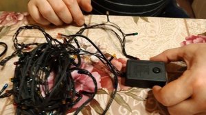 Как починить гирлянду если порвался провод с вилкой ?