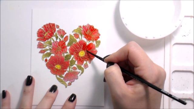 Quick Multicolor Watercoloring Using Layering Stencils With Kelly Taylor