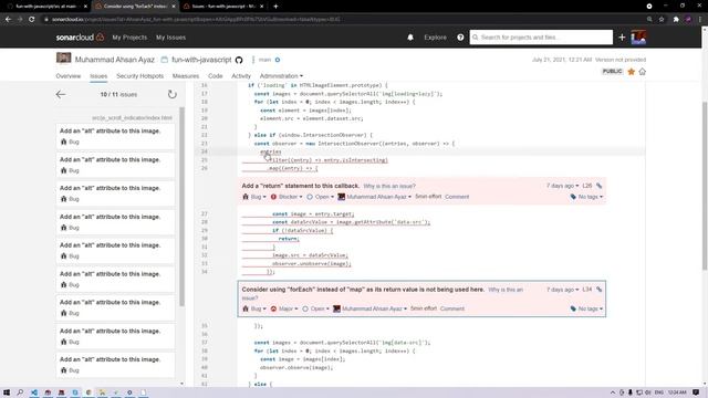 Improving code quality with SonarCloud and GitHub смотреть онлайн