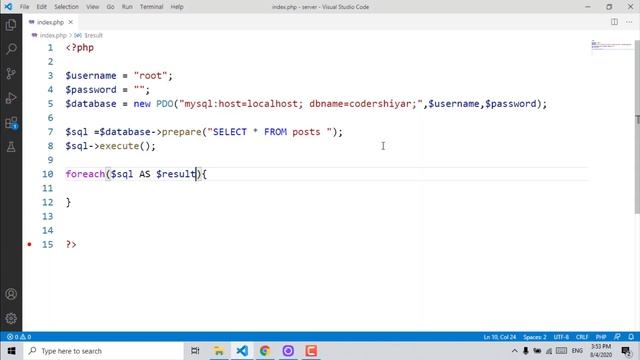 طريقة عرض البيانات المخزنة بقواعد البيانات MySQL في موقعك | دورة تعلم PHP MySQL كاملة [7 من 45] смотреть онлайн