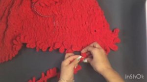 Вязаный халат из Ализе Пуффи. Простой МК. ЧАСТЬ 1