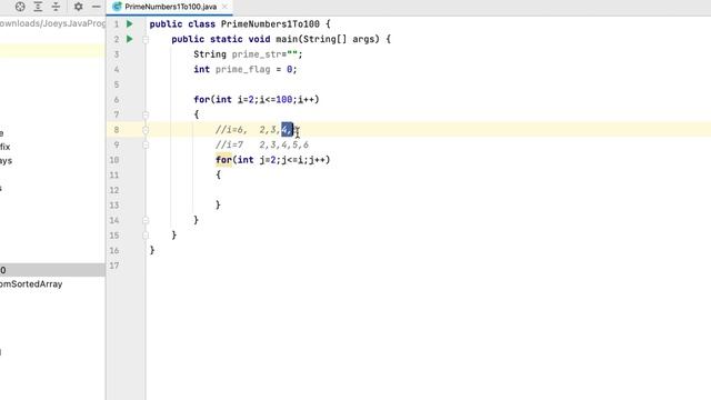 Java program to print prime numbers from 1 to 100 смотреть онлайн