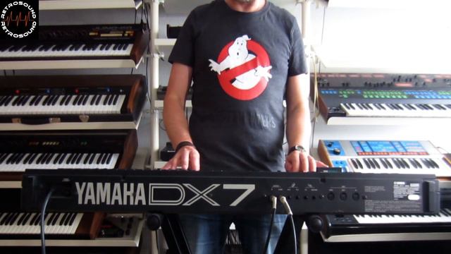 YAMAHA DX7 II FM Synthesizer (1987) Ghost Hunter - 80s Crime TV Series Soundtrack Style