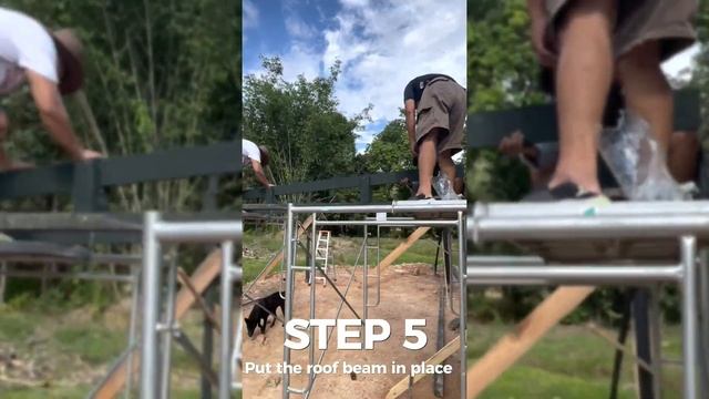 Build Veranda with family - Kg Sugud (DIY build) смотреть онлайн