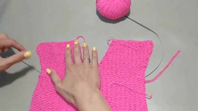 Вязание спицами детской кофточки. Комплект. смотреть онлайн