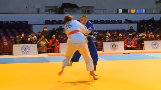 Дзюдо. Первенство Кыргызстана-2022 (Юноши). Финал 70 кг Бермет Абышова-Аделина Бакасова смотреть онлайн