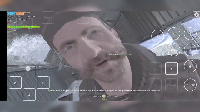Call Of Duty 4 Modern Warfare MOBOX Emulator Android Game Test смотреть онлайн