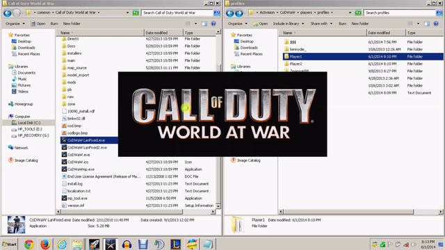 "Key is already in use" FIX COD WAW Splitscreen on PC смотреть онлайн