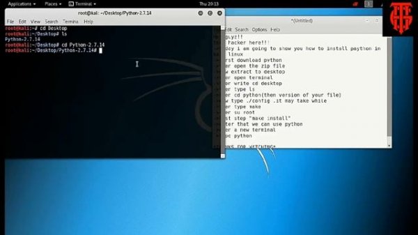 Install Python in kali Linux! Easy Method, 2018