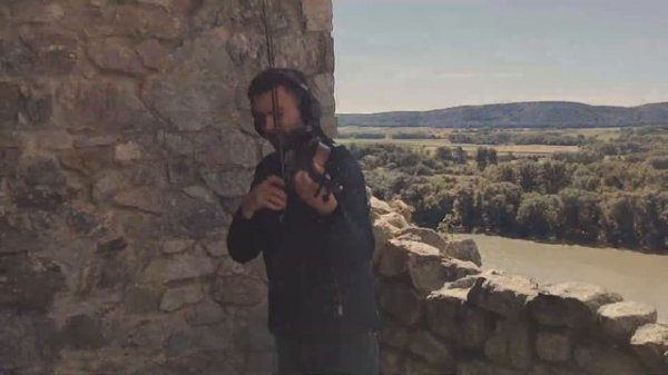 Baritone Violin improvisation - Devin Castle (Slovakia)