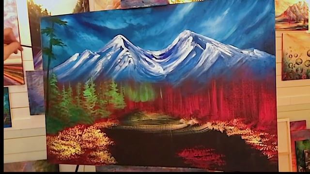 ACRYLIC PAINTING TUTORIAL? STEP By STEP HOW TO PAINT A LANDSCAPE