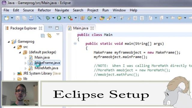 Let's Learn Java! Ep2 Eclipse & JFrames смотреть онлайн