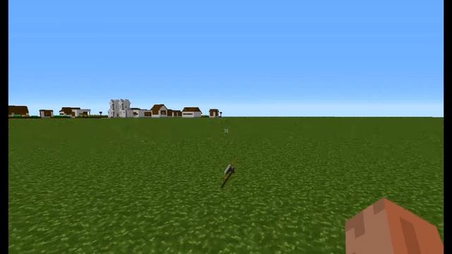 Minecraft Free 3D Model #4 - Iron Axe [3D Tool]