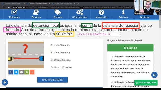 56. PREGUNTAS CONASET - Licencia de conducir Chile 2021 - Examen Teórico DE EDUCACION VIAL - CONASE смотреть онлайн
