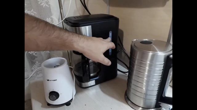 Вкусный кофе легко и просто! Обзор кофеварки Kitfort KT-719 смотреть онлайн